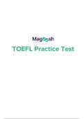 TOEFL Practice Test