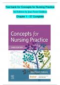 Test Bank for Concepts for Nursing Practice (3rd Ed) By Jean Giddens| Complete Guide All Chapters 2024