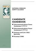 NATIONAL WIRELESS SAFETY ALLIANCE CANDIDATE HANDBOOK  Telecommunications