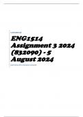 ENG1514 Assignment 3 2024 (832090) - 5 August 2024