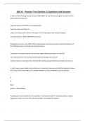 ASE A1 - Practice Test (Section C) Questions And Answers