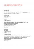 CT ARRT EXAM REVIEW #2