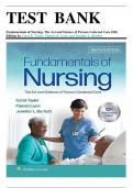 Test Bank For Fundamentals of Nursing: The Art and Science of Person-Centered Care 10th Edition by Carol R. Taylor, Pamela B. Lynn, and Jennifer L. Bartlett