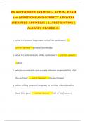 PA AUCTIONEER EXAM 2024 ACTUAL EXAM 120 QUESTIONS AND CORRECT ANSWERS (VERIFIED ANSWERS) | LATEST EDITION | ALREADY GRADED A+