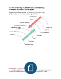 Samenvatting Authentiek Leiderschap Blekkingh