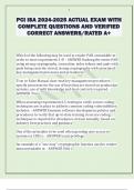 PCI ISA 2024-2025 ACTUAL EXAM WITH  COMPLETE QUESTIONS AND VERIFIED  CORRECT ANSWERS/RATED A+