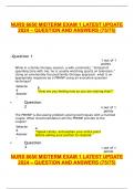 NURS 6650 MIDTERM EXAM 1 LATEST UPDATE 2024 – QUESTION AND ANSWERS (75/75)