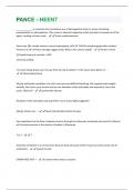 PANCE - HEENT QUESTIONS WITH COMPLETE SOLUTIONS GRADED A+