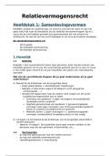 Samenvatting Relatievermogensrecht (REP2)