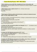 Tncc 9th edition practice exam Q&A 2024 with Correct Answers Graded A+