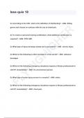 Issa quiz 18 QUESTIONS & ANSWERS 2024 ( A+ GRADED 100% VERIFIED)