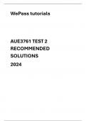 AUE3761 TEST 2 SOLUTIONS 