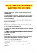 MB721 EXAM 3 WITH COMPLETE QUESTIONS AND ANSWERS 