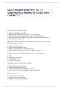 NACC REVIEW FOR PSW: Ch 1-7 (Mosby's Canadian Textbook) QUESTIONS & ANSWERS RATED 100% CORRECT!!