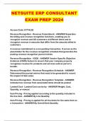 ALL NETSUITE  PACKAGED EXAMS WITH COMPLETE QUESTIONS AND ANSWERS 2024/2025