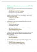 HESI Med Surg Final Exam Questions and Answers Latest