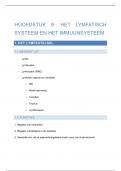 Samenvatting lymfe en immuunsysteem - Anatomie en fysiologie 1B - SEM 2