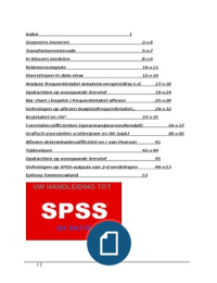 Handleiding SPSS   Uitleg oefeningen (stap voor stap)