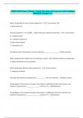 CHEM 1020 Exam 2 (Final) | Actual Questions and Answers Latest Updated 2024/2025 (Graded A+)