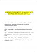    VA DPOR Tattooing/PCT Regulations 2019 questions and answers rated A+.