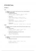 Lecture notes ENGG1810 