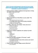 SCOTT PILATES EXAM NEWEST 2023/2024 ACTUAL EXAM QUESTIONS AND CORRECT DETAILED ANSWERS (VERIFIED ANSWERS) |ALREADY GRADED A+