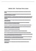 BIOMG 1350 – Final Exam Terms review