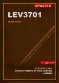 LEV3701 Updated Exam Pack (2024) Oct/Nov [A+ Guaranteed] - Law of Evidence