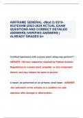 AIRFRAME GENERAL -(Mod 2) 8519- 8537EXAM |2023-2024 ACTUAL EXAM  QUESTIONS AND CORRECT DETAILED  ANSWERS (VERIFIED ANSWERS )  ALREADY GRADED A+