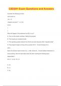 CSD201 Exam Questions and Answers