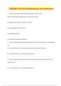 CSD201 full ko bt Questions and Answers