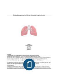 Geneeskundige methodiek longcarcinoom (niet-kleincellig)