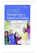 TEST BANK FOR WONG'S NURSING CARE OF INFANTS AND CHILDREN 11TH EDITION BY MARILYN J. HOCKENBERRY, DAVID WILSON