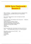 CEPA Term Flashcards - Session 5