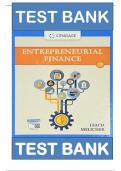 Solution Manual For Entrepreneurial Finance, 7th Edition by J. Chris Leach, Ronald W. Melicher