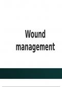 Wound management