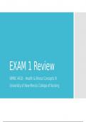 Exam 1 Review - Perfusion and Infection