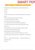 Bs161 chapter 15 Questions and Answers