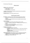 PSY 320 Exam 1 Study Guide updated