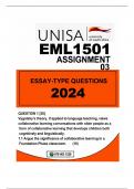 EML1501...ASSIGNMENT 03.. DUE 2024