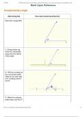 Supplementary Angles