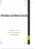 Summary -   information and network security