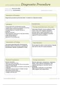 Amniocentesis - Active learning templates /Diagnostic procedure performed after 14 weeks for indications below 