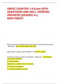 OMVIC CHAPTER 1-8 Exam WITH QUESTIONS AND WELL VERIFIED ANSWERS [GRADED A+] NEW!!!NEW!!