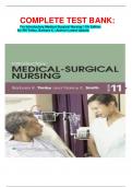 COMPLETE TEST BANK: For Introductory Medical-Surgical Nursing 11th Edition By RN Timby, Barbara K. (Author) Latest Update.