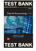 Test Bank For Payroll Accounting 5th Edition;9781260247978 By Jeanette Landin | Complete Guide.