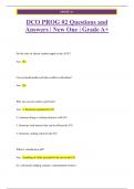 DCO PROG #2 Questions and  Answers | New One | Grade A+