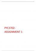 PYC3702- ASSIGNMENT 1