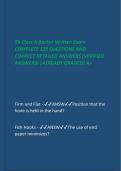 TX Class A Barber Written Exam  COMPLETE 125 QuESTIONS AND  CORRECT DETAILED ANSWERS (VERIFIED  ANSWERS) |ALREADY GRADED] A+