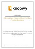 HESI Med-Surg Proctored Exam Test Practise Questions and Answers